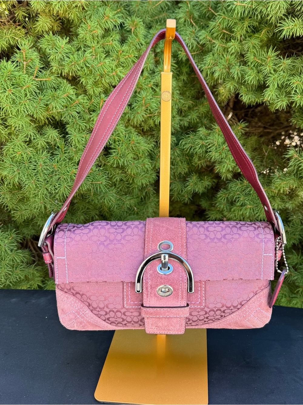 Coach Y2K Vintage UNICORN Pink Soho Buckle Women's Shoulder Bag NWOT